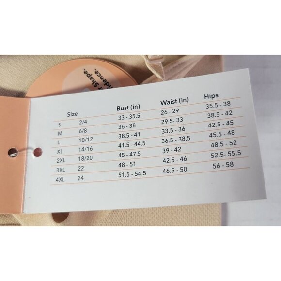 Shapermint Essentials Black All Day Every Day Scoop Neck Cami #62001 Size L - Picture 4 of 4